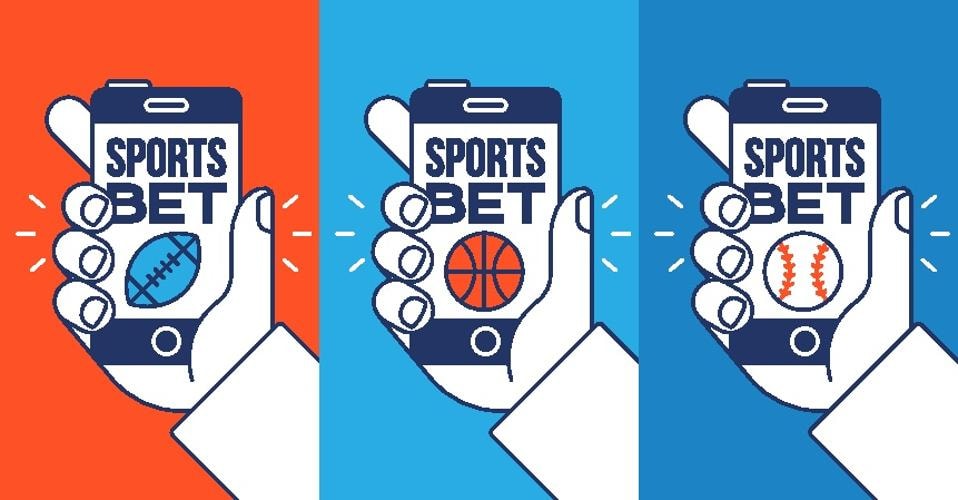 Sports betting app illustration showing Initiative 440 and 441 would bring gambling apps to phones
